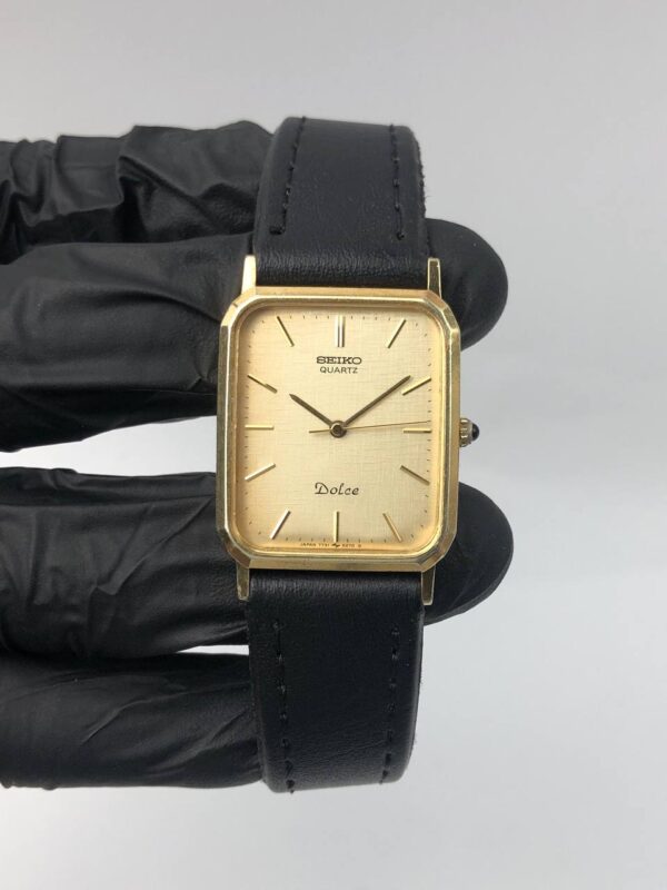 SEIKO DOLCE TANK LINEN DIAL - Gambar 2