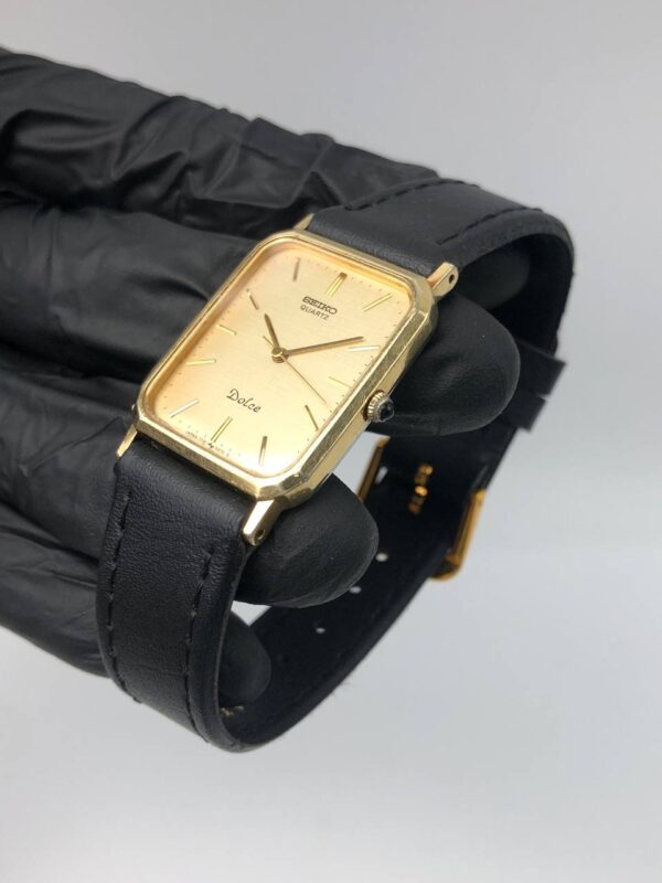 SEIKO DOLCE TANK LINEN DIAL - Gambar 3