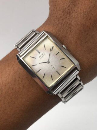 SEIKO TANK QUARTZ VINTAGE AGED DIAL