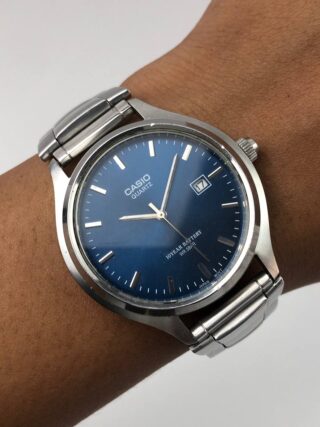 CASIO ANALOG BLUE DIAL