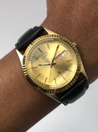 CITIZEN QUARTZ FLUTED BEZEL