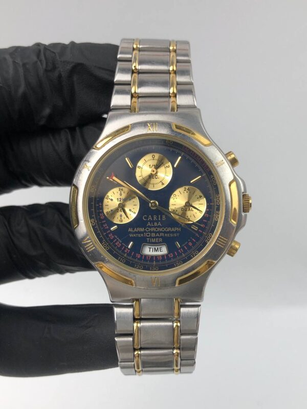 ALBA CARIB POINTER DATE ALARM CHRONOGRAPH - Gambar 2