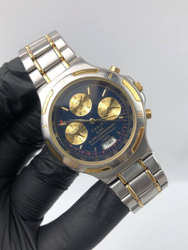 ALBA CARIB POINTER DATE ALARM CHRONOGRAPH - Gambar 4