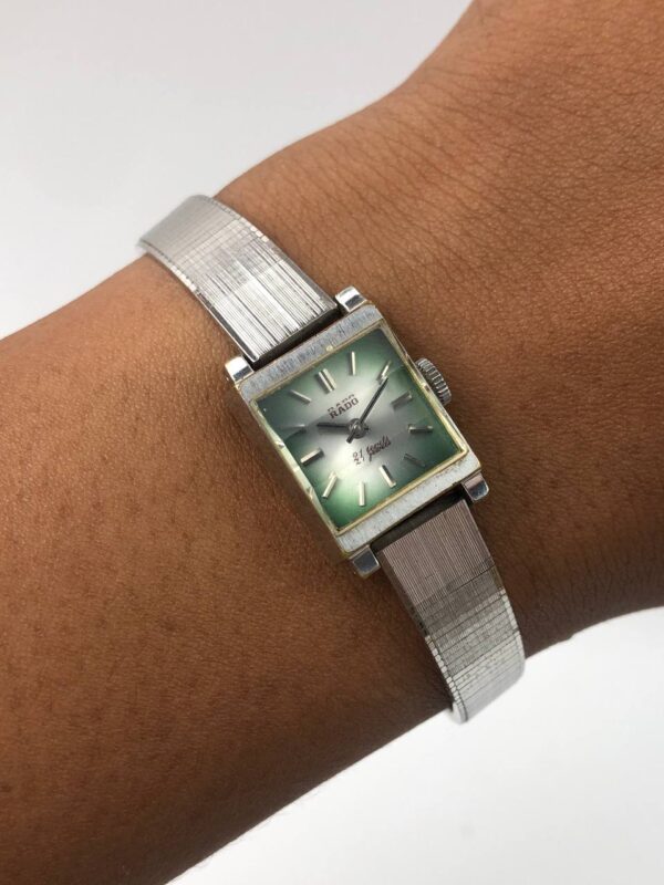 RADO VINTAGE SQUARE GREEN DIAL