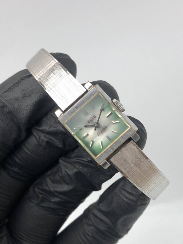 RADO VINTAGE SQUARE GREEN DIAL - Gambar 4