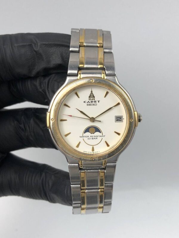 ELEGAN SEIKO CADET MOONPHASE - Gambar 2
