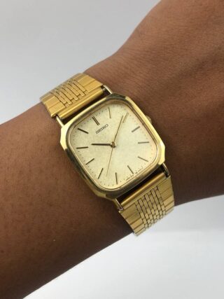 SEIKO TANK TEXTURE SNOWFLAKE DIAL