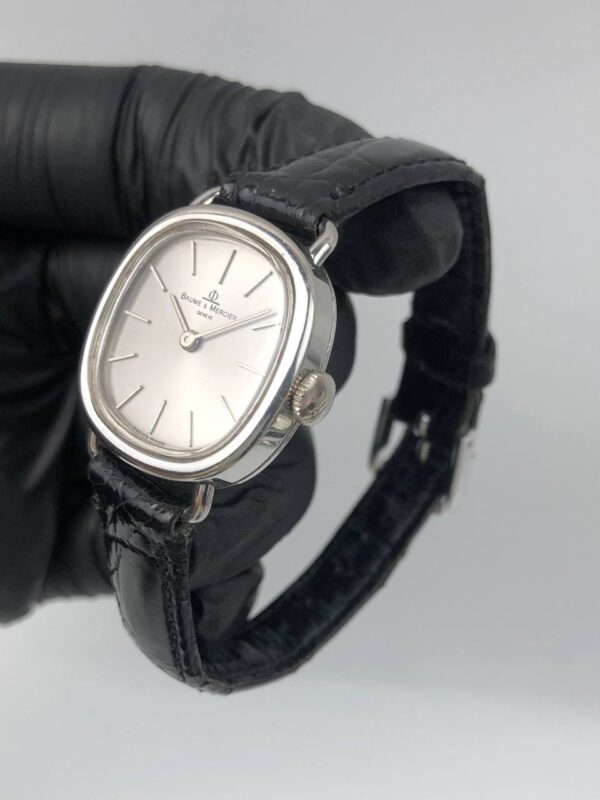 VINTAGE BAUME MERCIER LADY GREY MIRROR DIAL - Gambar 4