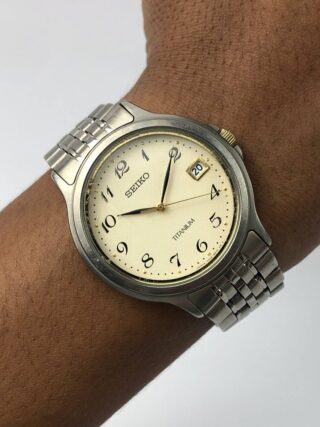 FULL TITANIUM SEIKO QUARTZ