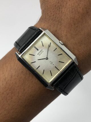 SEIKO TANK QUARTZ VINTAGE AGED DIAL