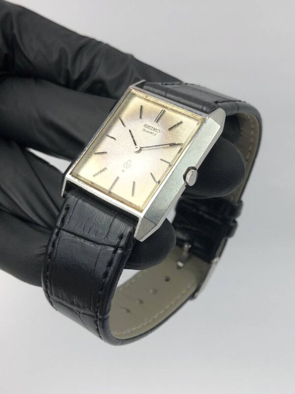 SEIKO TANK QUARTZ VINTAGE AGED DIAL - Gambar 3