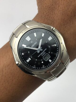 SEIKO RADIOWAVE ANADIGI TITANIUM