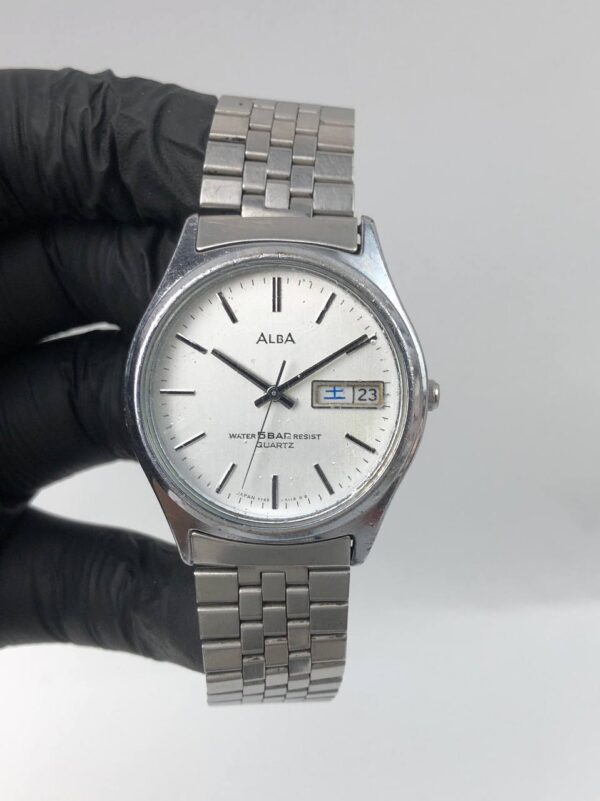 ALBA DAYDATE QUARTZ VINTAGE - Gambar 2