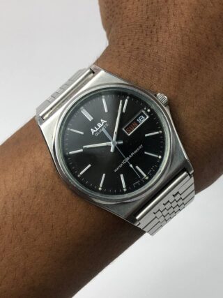 ALBA DAYDATE BLACK DIAL