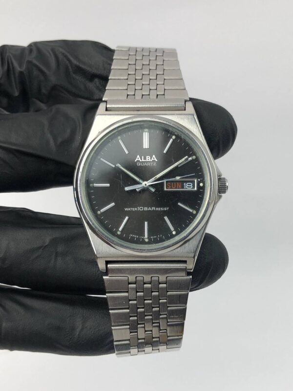 ALBA DAYDATE BLACK DIAL - Gambar 2