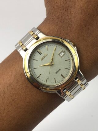 SEIKO SOLAR TWOTONE SANDS DIAL