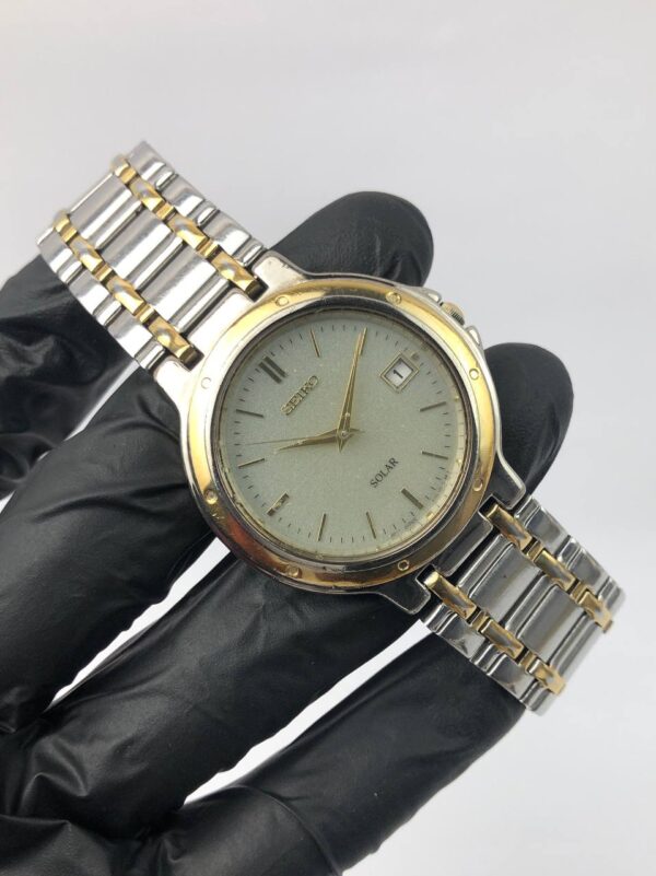 SEIKO SOLAR TWOTONE SANDS DIAL - Gambar 4
