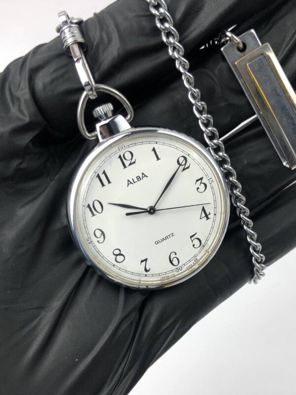 RETRO POCKET WATCH ALBA NUMERIK - Gambar 2