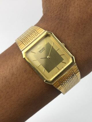 SEIKO GALAXY TANK GUILOCHE DIAL