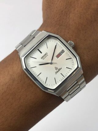 SEIKO SILVERWAVE HEKSAGON TEXTURE DIAL