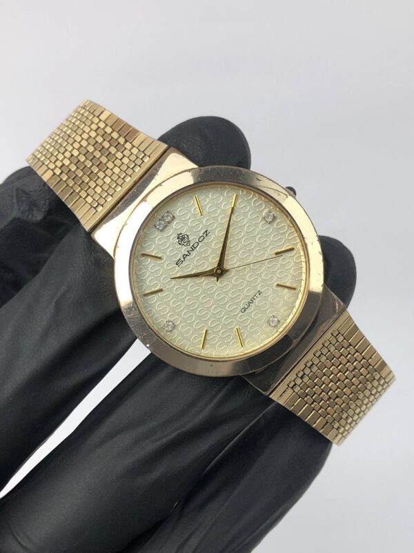 SANDOZ VINTAGE RELIEFE DIAL - Gambar 4