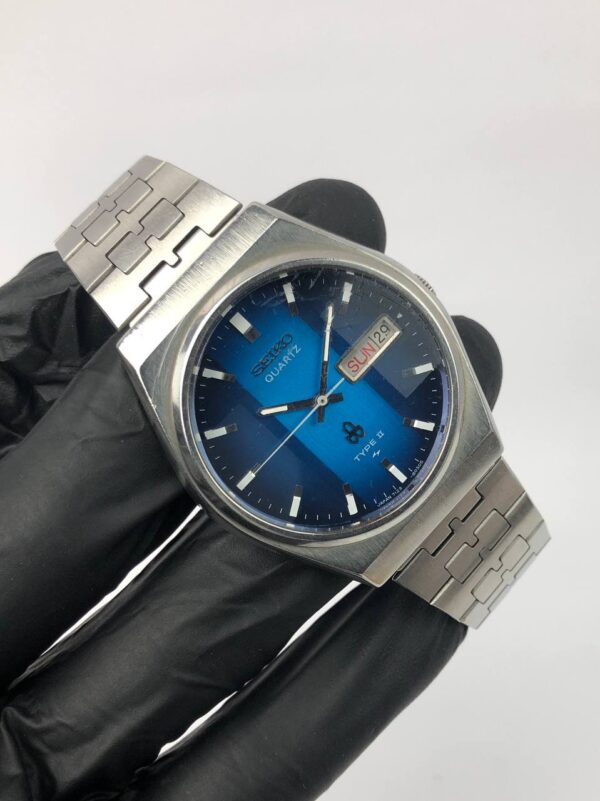 SEIKO TYPE II BLUE DIAL WITH CUTTING GLASS - Gambar 4