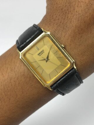 SEIKO TANK GUILOCHE DIAL