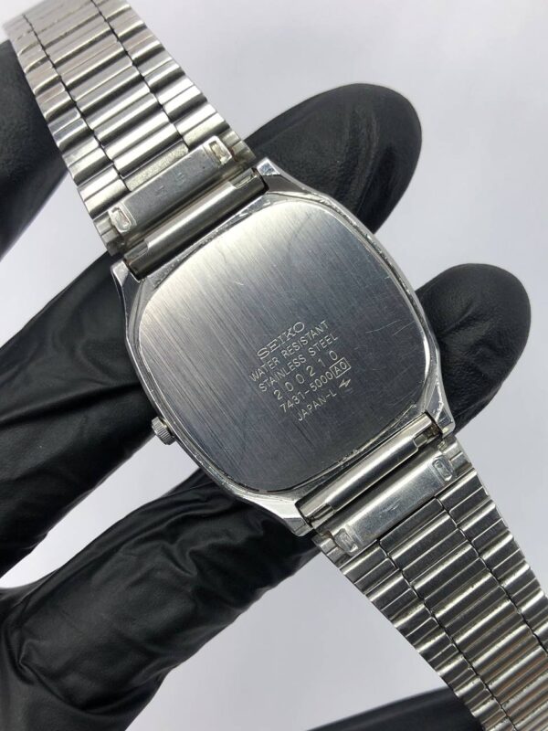 SEIKO QUARTZ GREY GUILOCHE DIAL - Gambar 8