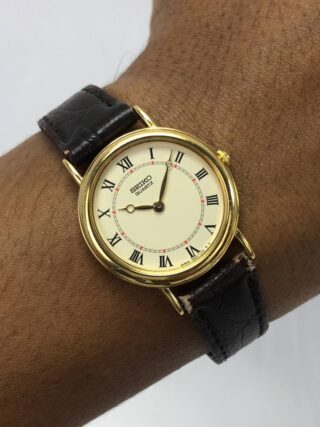 SEIKO QUARTZ ROUNDCASE ROMAN