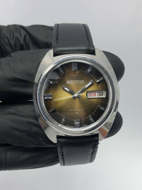 SEIKO 5ACTUS BROWN SUNBURST DIAL - Gambar 2