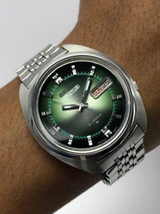 SEIKO 5ACTUS GREEN SUNBURST DIAL ALL ORI