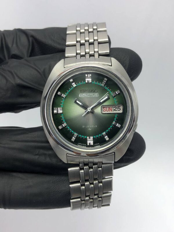 SEIKO 5ACTUS GREEN SUNBURST DIAL ALL ORI - Gambar 2