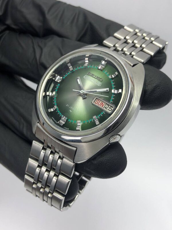 SEIKO 5ACTUS GREEN SUNBURST DIAL ALL ORI - Gambar 3