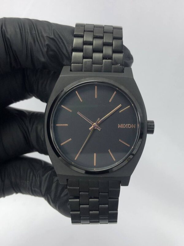 NIXON FULL BLACK - Gambar 2