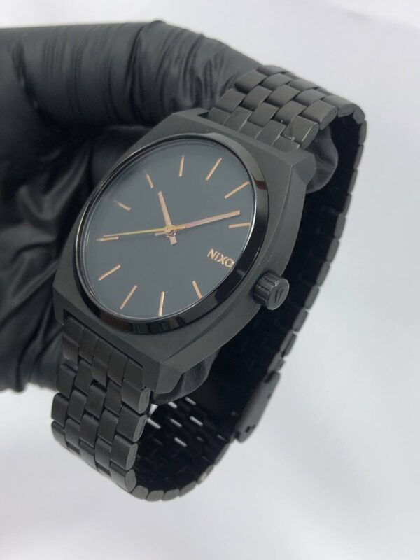 NIXON FULL BLACK - Gambar 3