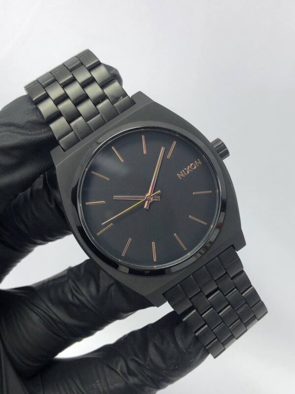 NIXON FULL BLACK - Gambar 4