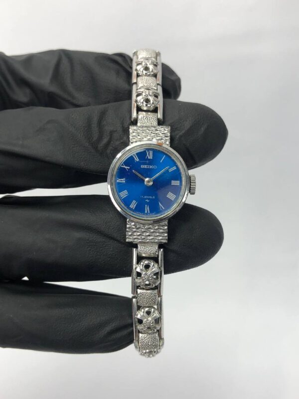 SEIKO ROMAN VINTAGE BLUE DIAL - Gambar 2