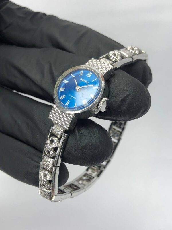 SEIKO ROMAN VINTAGE BLUE DIAL - Gambar 3