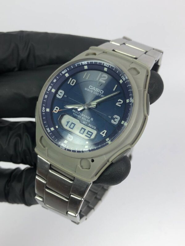 CASIO ANADIGI BLUE DIAL - Gambar 3