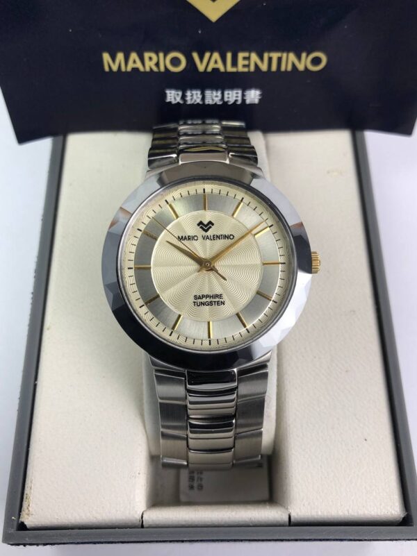 MARIO VALENTINO TUNGSTEN SAPPHIRE NOS