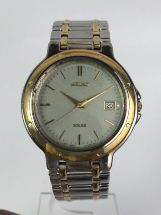 SEIKO SOLAR TWOTONE