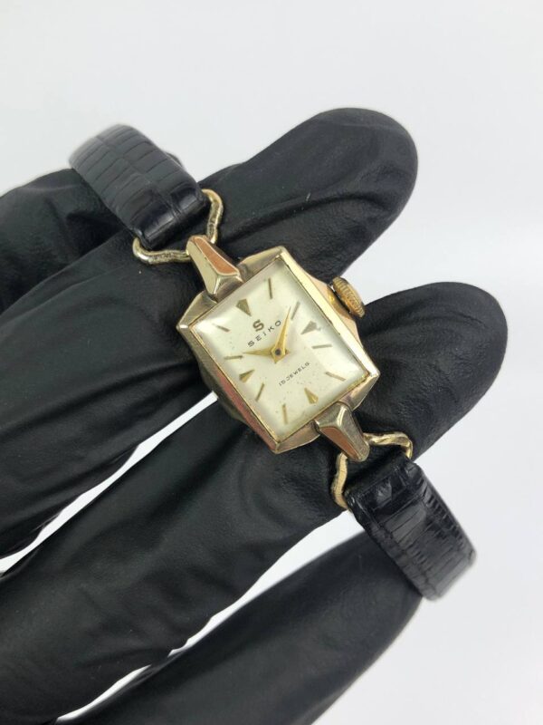 SEIKO ARTDECO VINTAGE 14K GF - Gambar 4