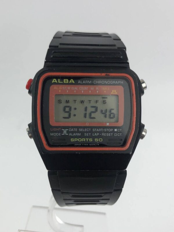 VINTAGE ALBA ALARM CHRONOGRAPH SCREW CASE