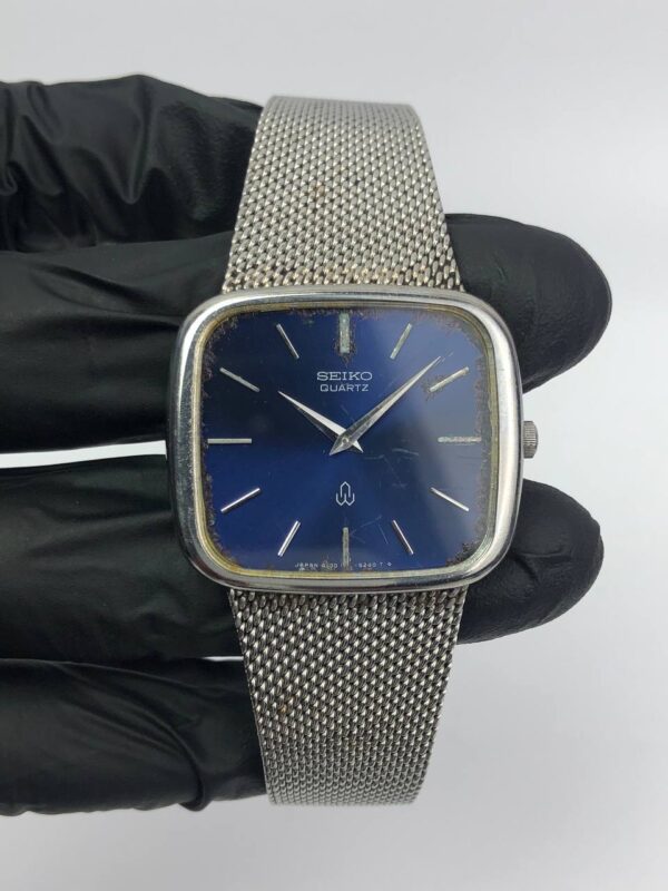 SEIKO QUARTZ VINTAGE BLUE DIAL - Gambar 2