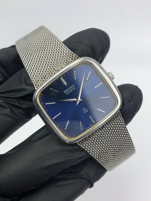 SEIKO QUARTZ VINTAGE BLUE DIAL - Gambar 4