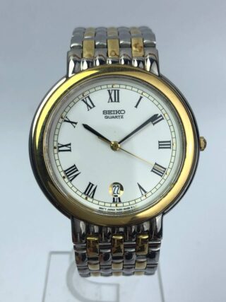 SEIKO QUARTZ ROMAN TWOTONE