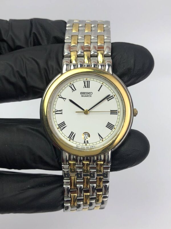 SEIKO QUARTZ ROMAN TWOTONE - Gambar 2