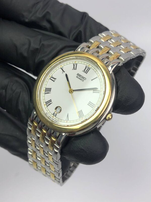 SEIKO QUARTZ ROMAN TWOTONE - Gambar 4
