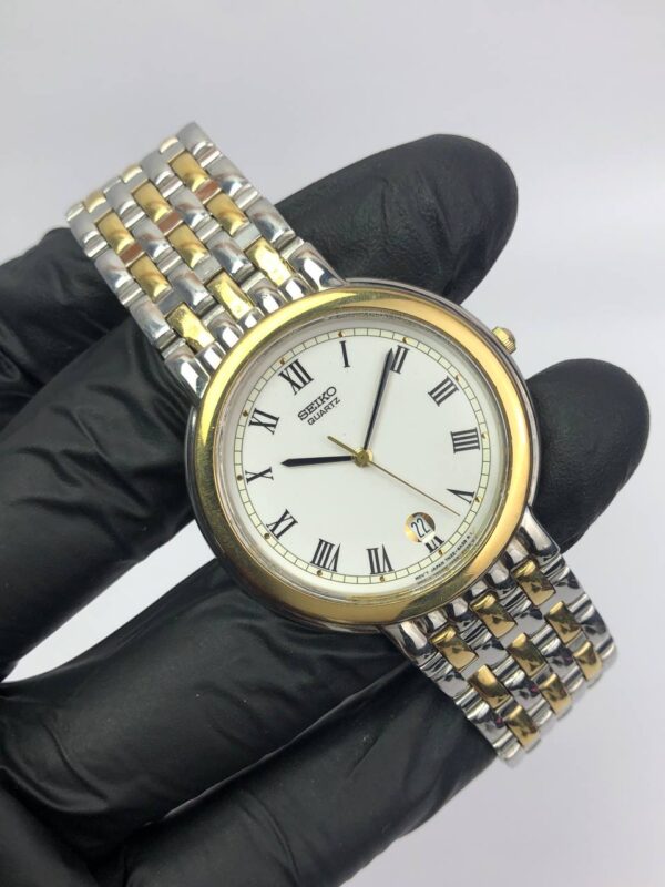 SEIKO QUARTZ ROMAN TWOTONE - Gambar 3