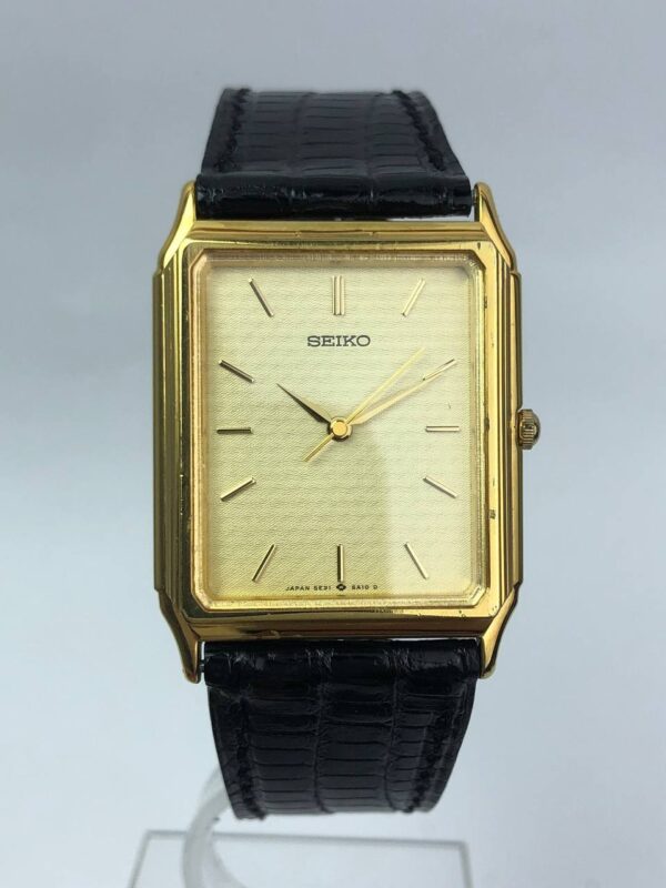SEIKO TANK TEXTURED DIAL